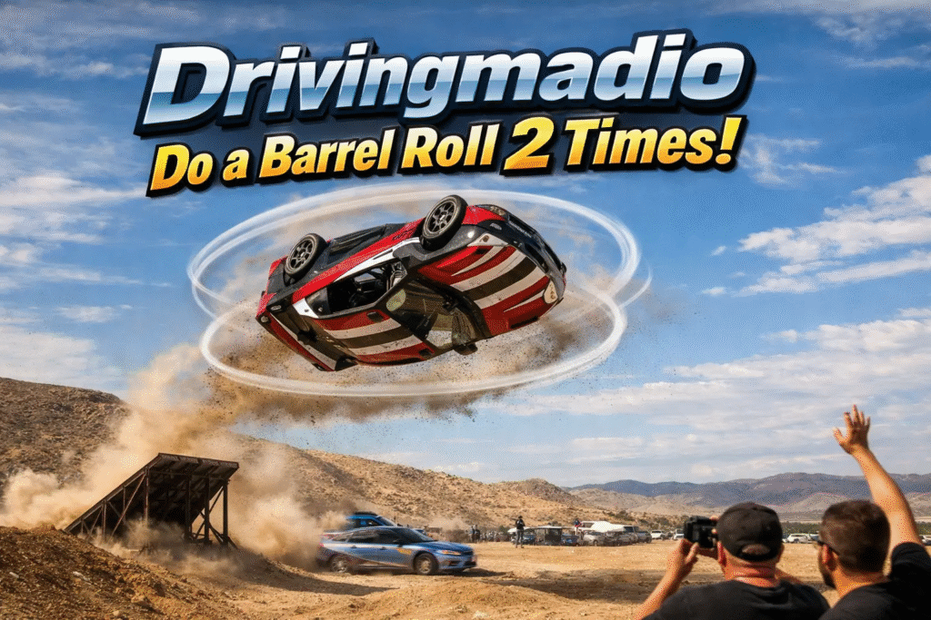 drivingmadio do a barrel roll 2 times