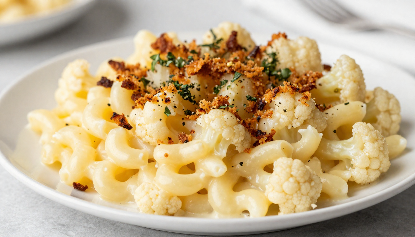 Cauliflower mac and cheese