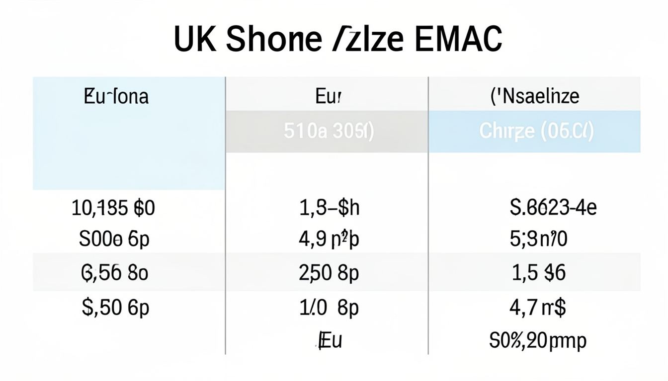 uk shoe size to eu